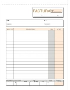 TALON. CAT. FACTURAS 4º NATURAL LOAN